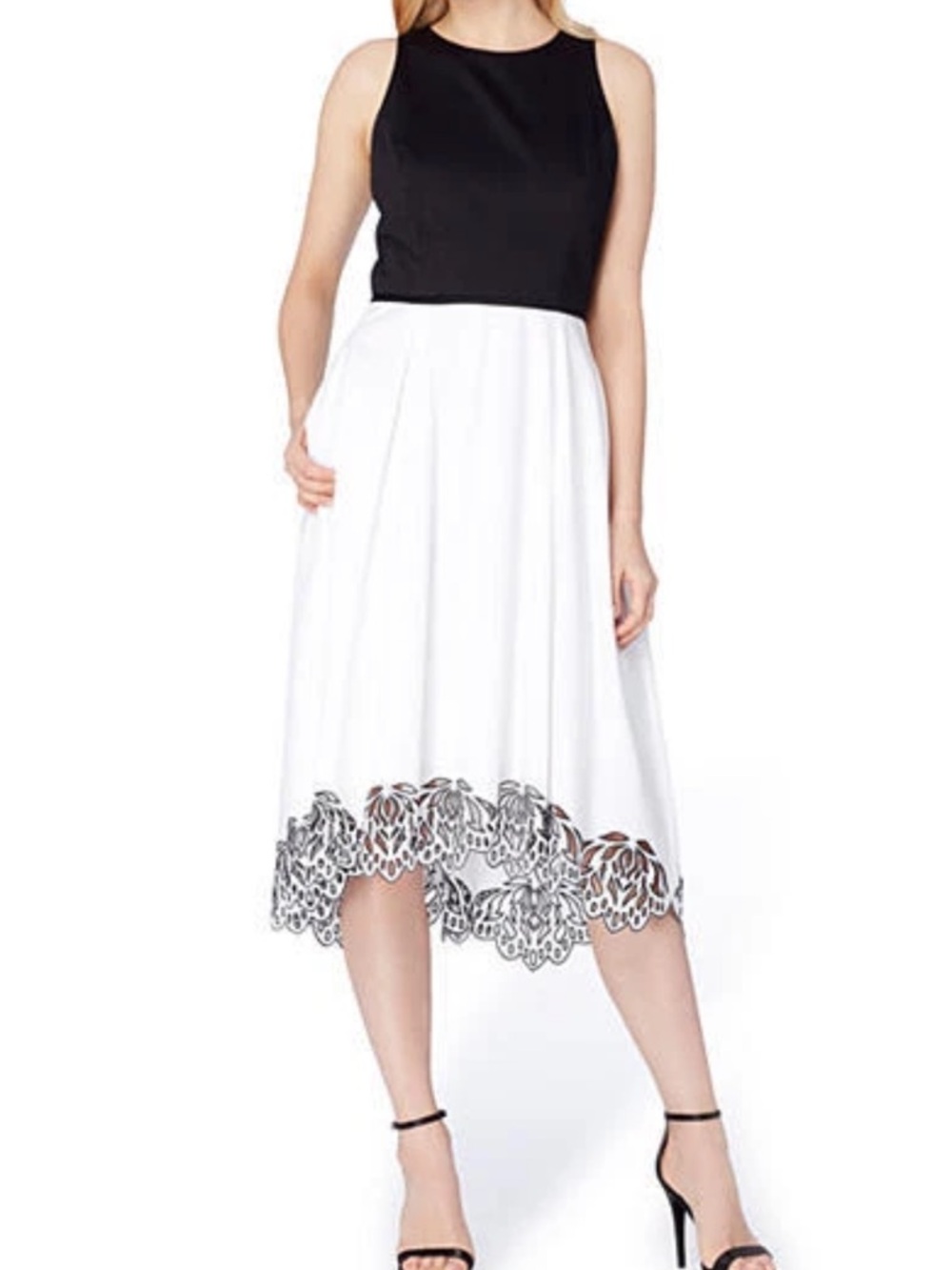 NWT TAHARI cotton midi dress  size 12